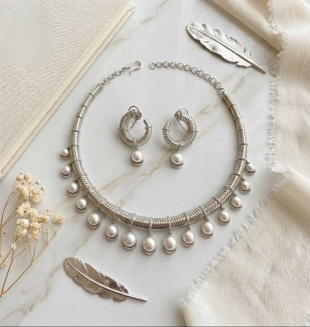 Necklace and Earrings