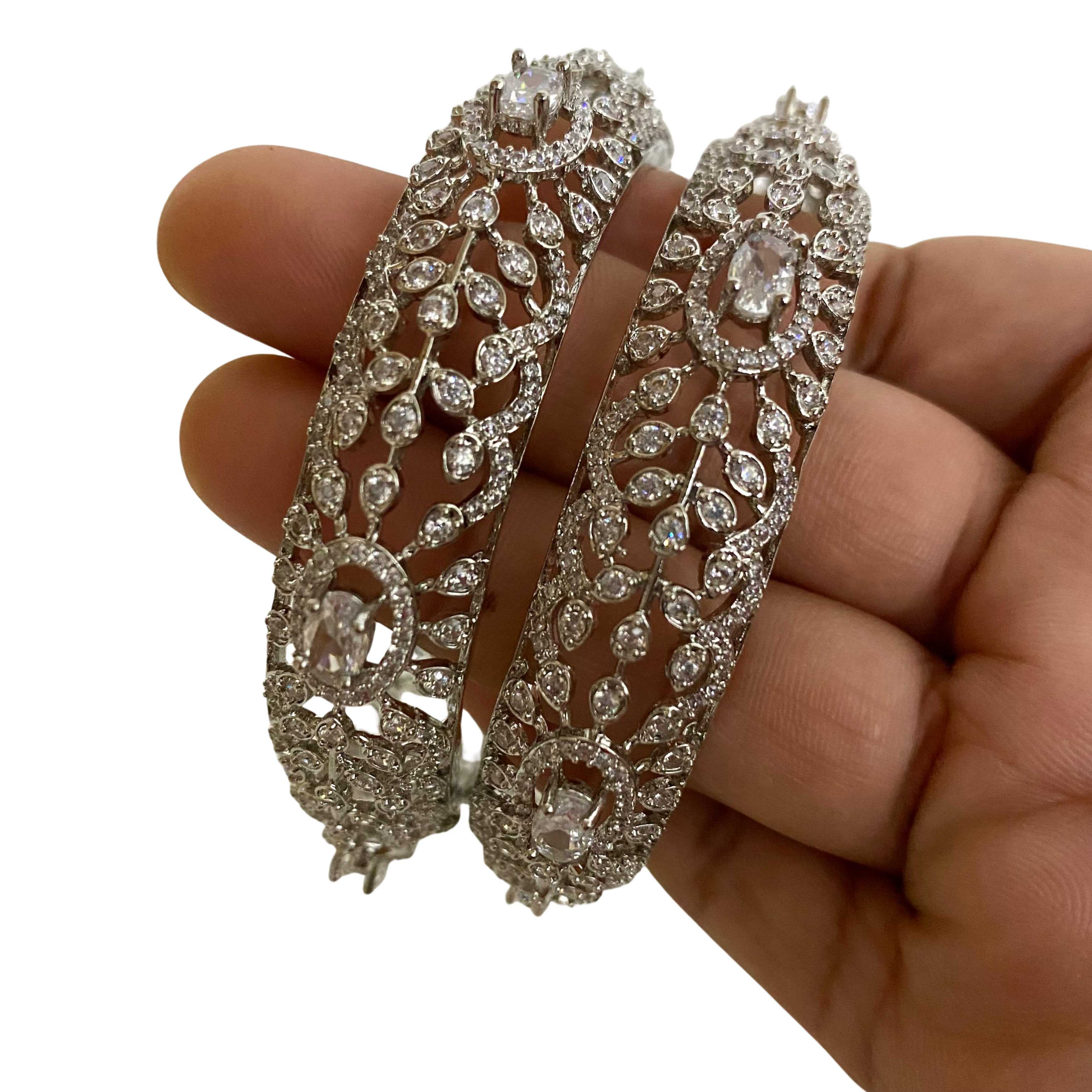 9rock The Diamond Lattice Bangles - Diamond Jewellery