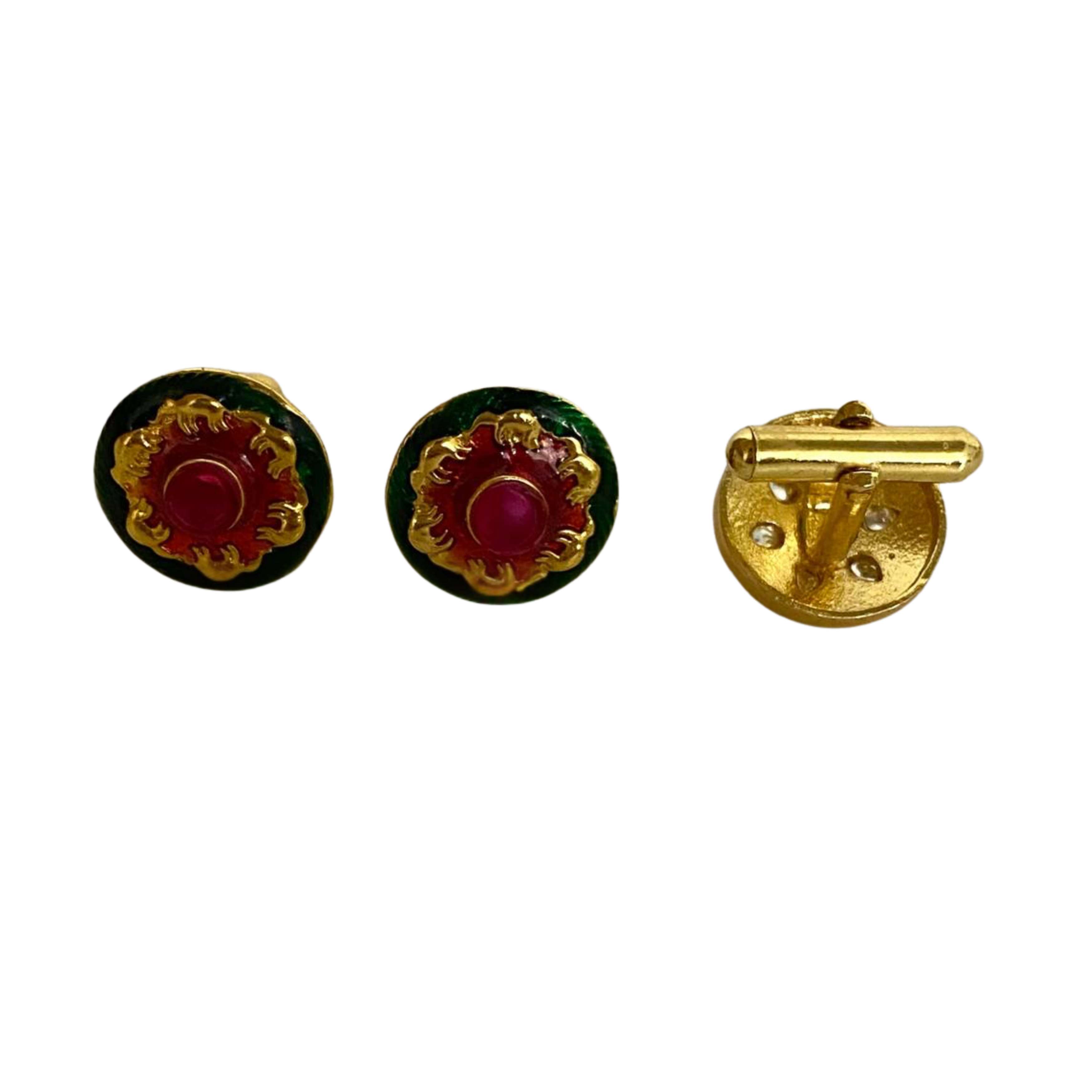 9rock The Ruby Bloom Fusion Cufflinks - fusion Jewellery
