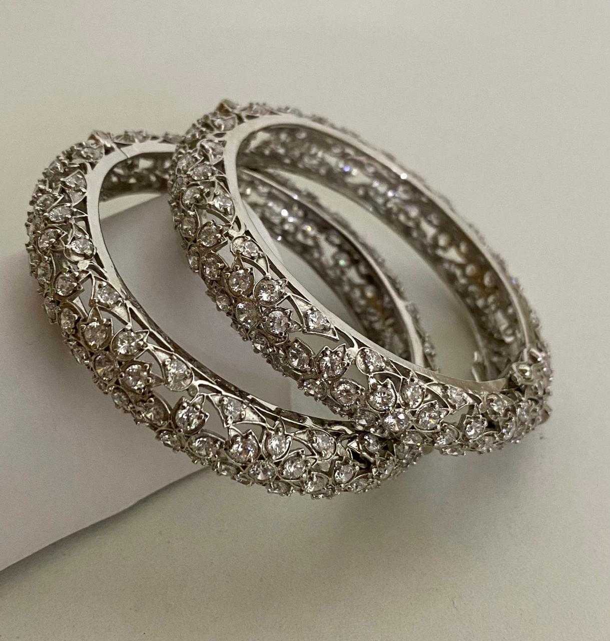 9rock The Celestial Radiance Pure Silver Bangles - pure silver Jewellery