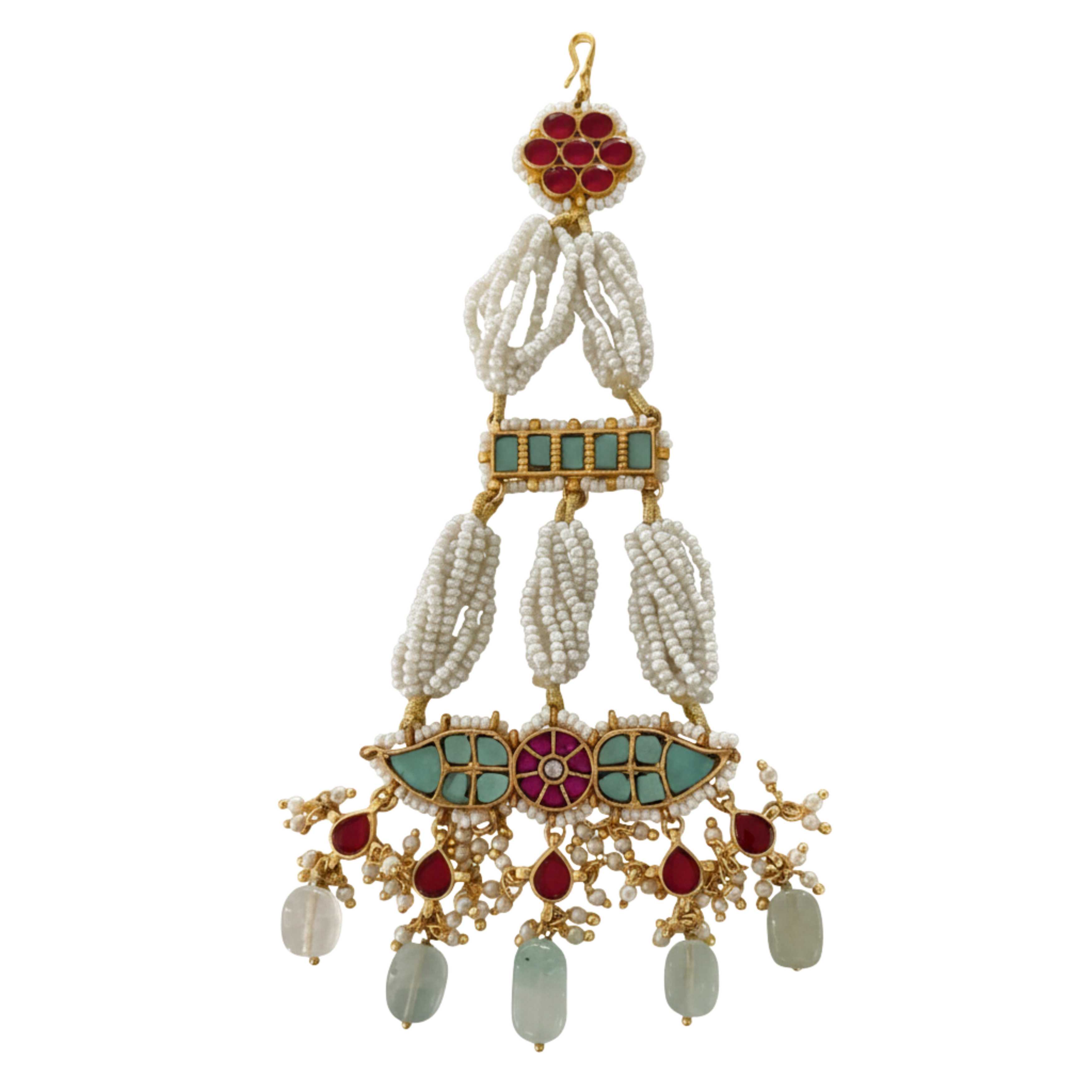 9rock The Regal Kundan Pasa Set - kundan Jewellery
