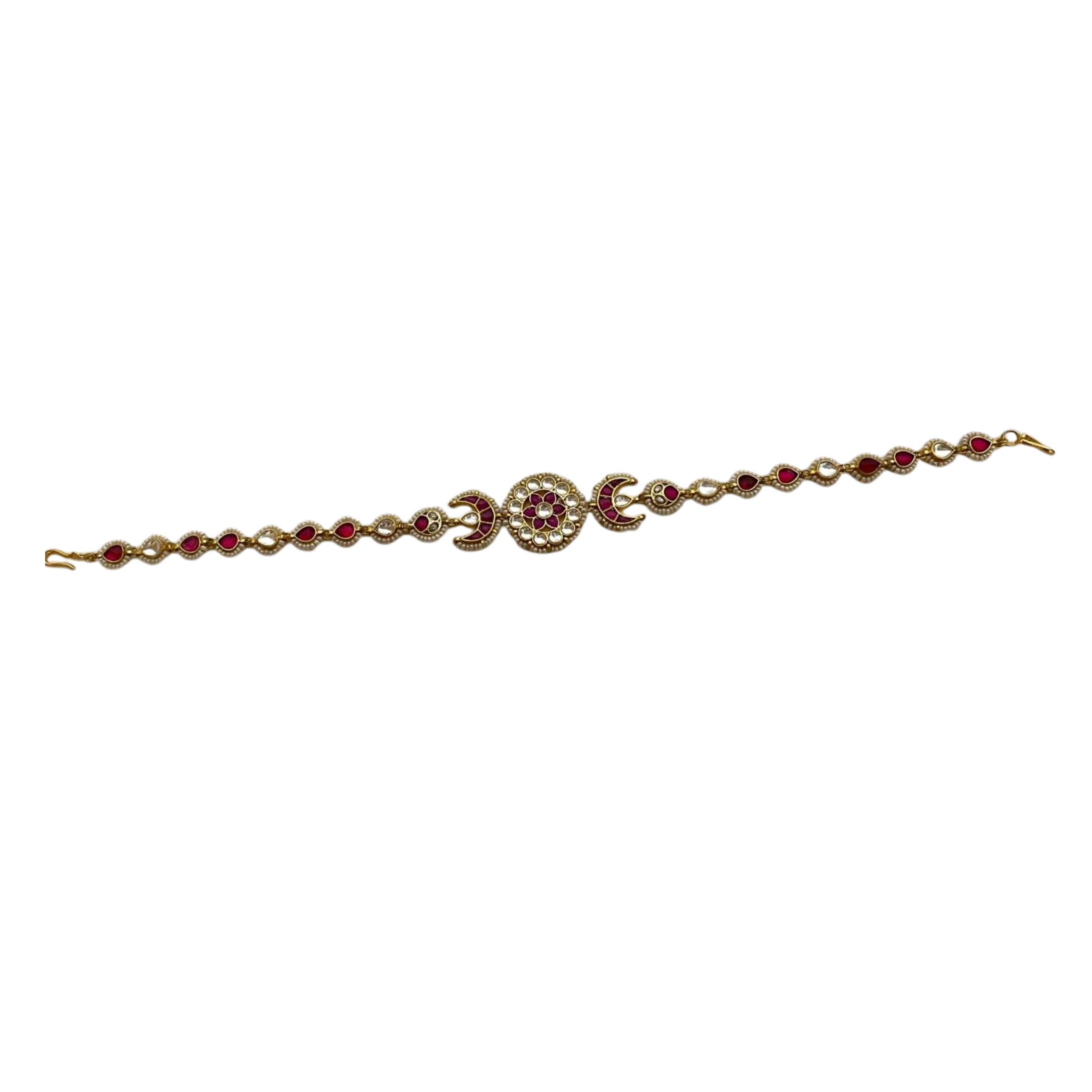 9rock The Celestial Moon Mathapatti - kundan Jewellery