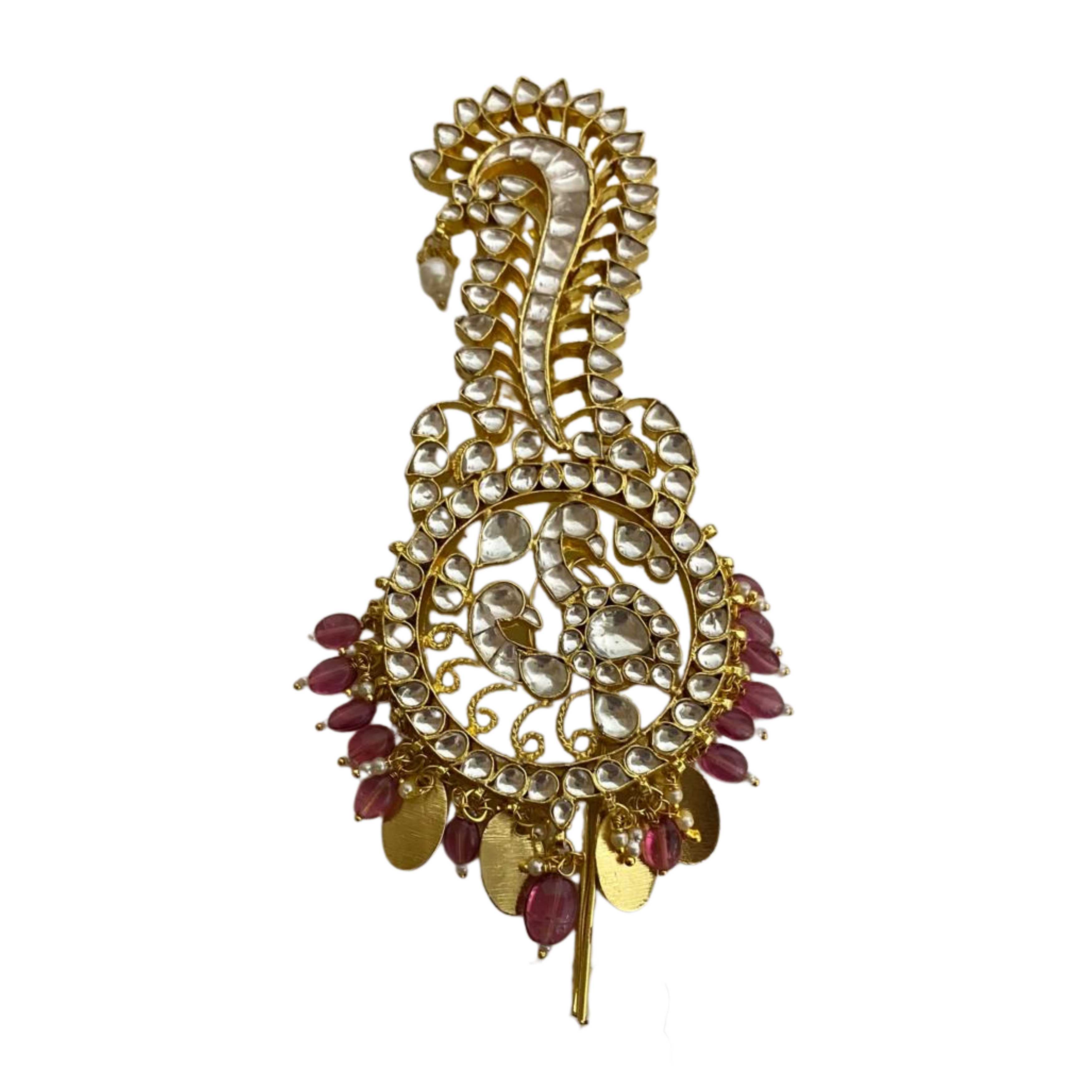 9rock The Royal Kundan Kalgi - kundan Jewellery