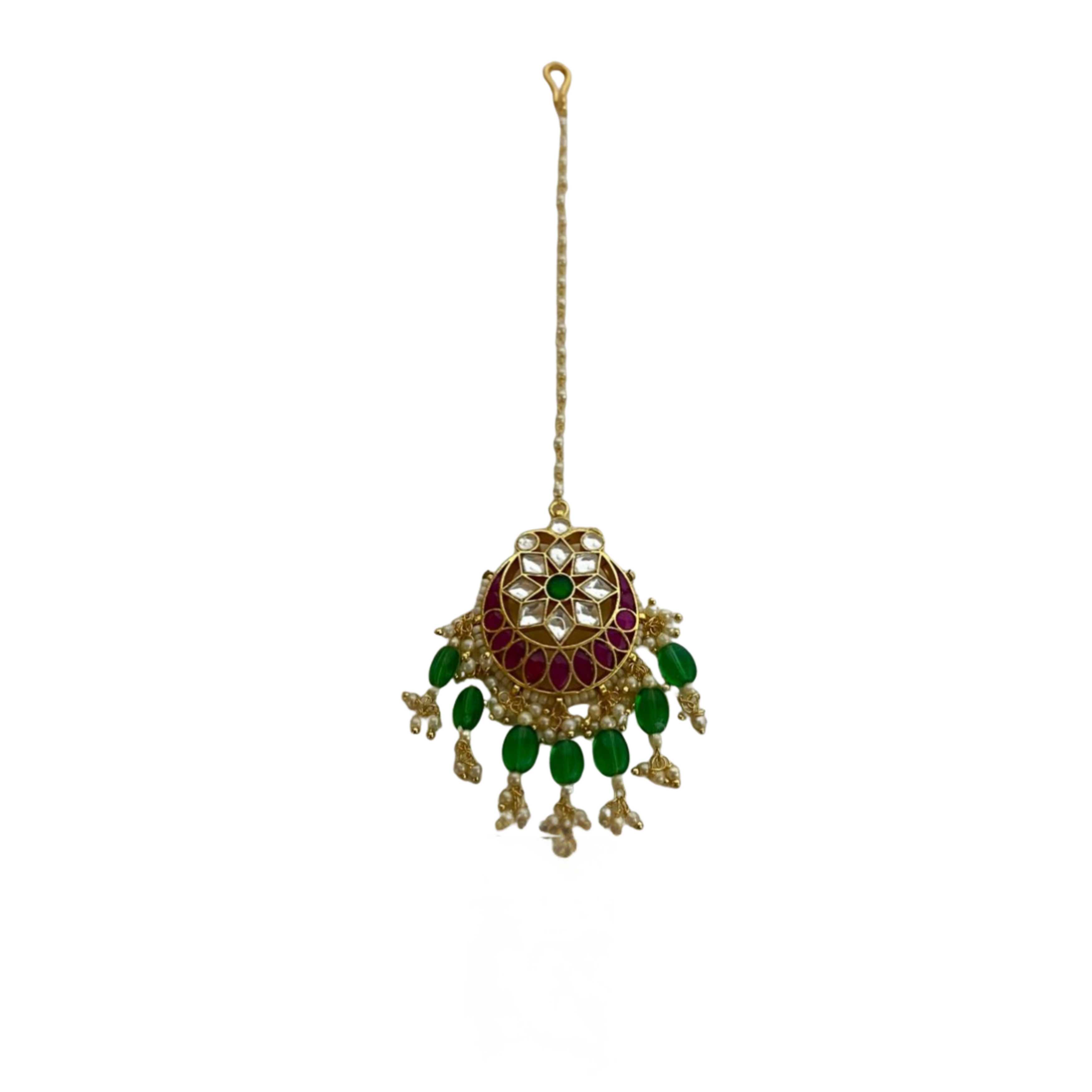 9rock The Royal Kundan Tika - kundan Jewellery