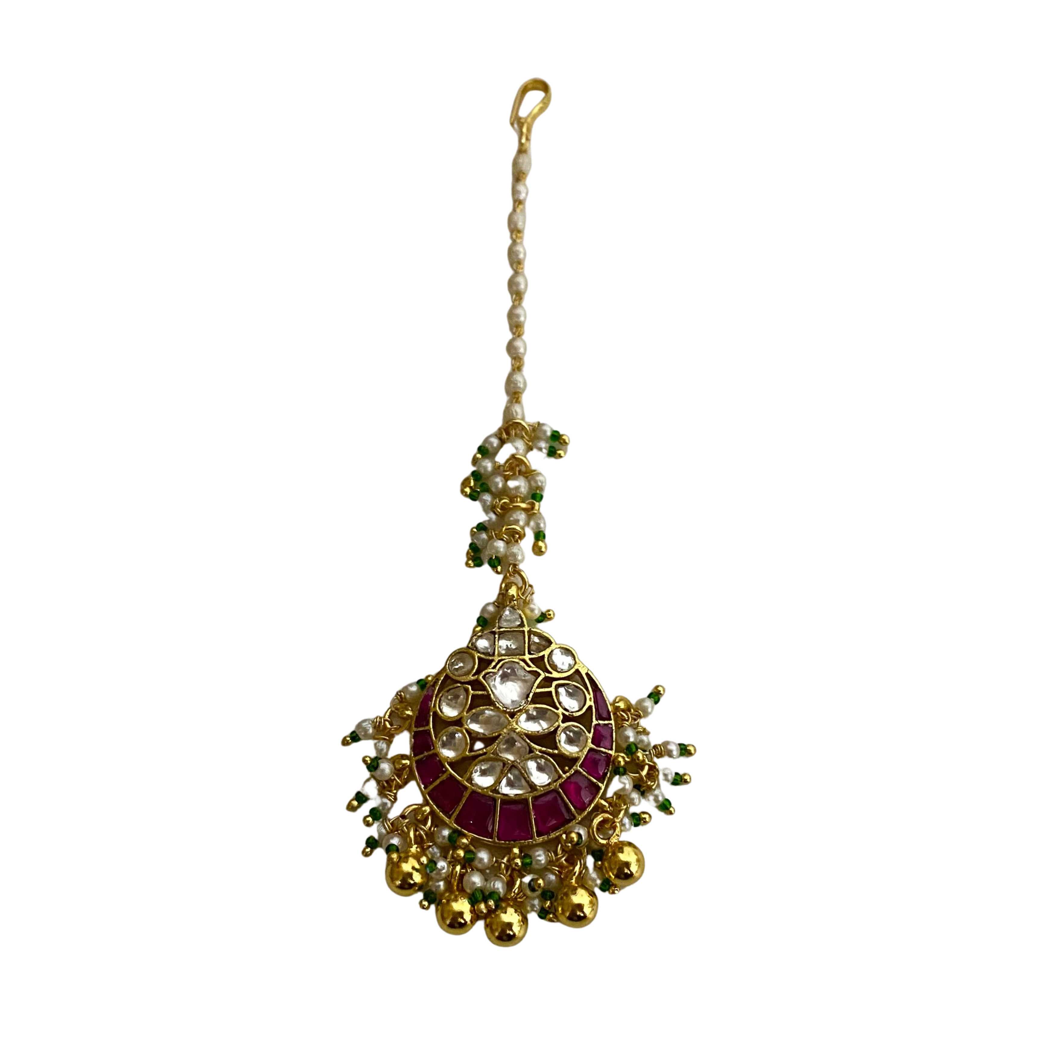 9rock The Kundan Ruby Tika - kundan Jewellery