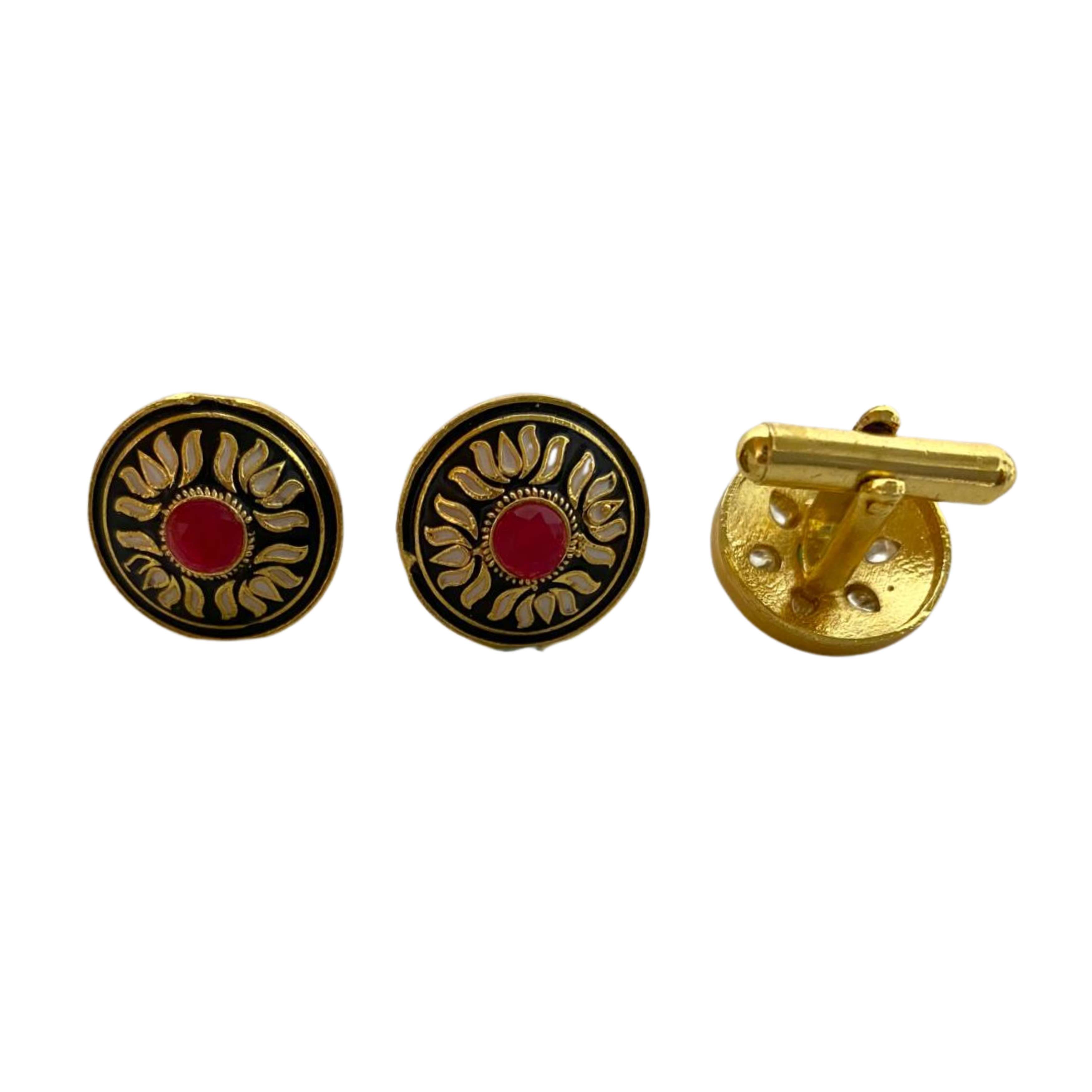 9rock Regal Bloom Fusion Cufflinks - fusion Jewellery